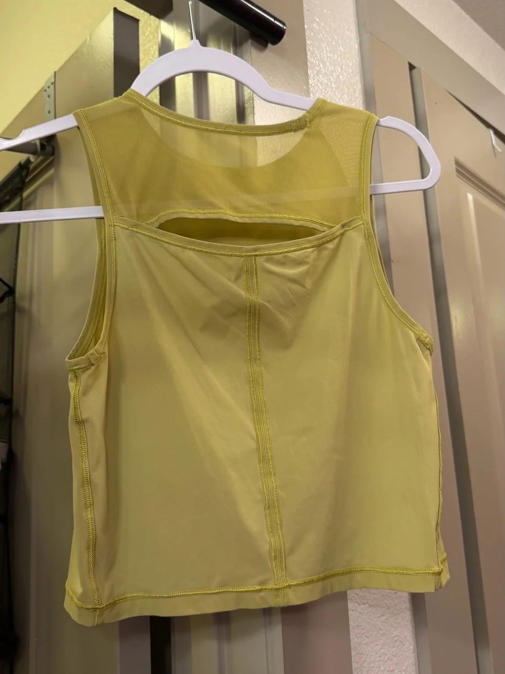 lululemon athletica Sleeveless Athletic Tank in Lemon Yellow